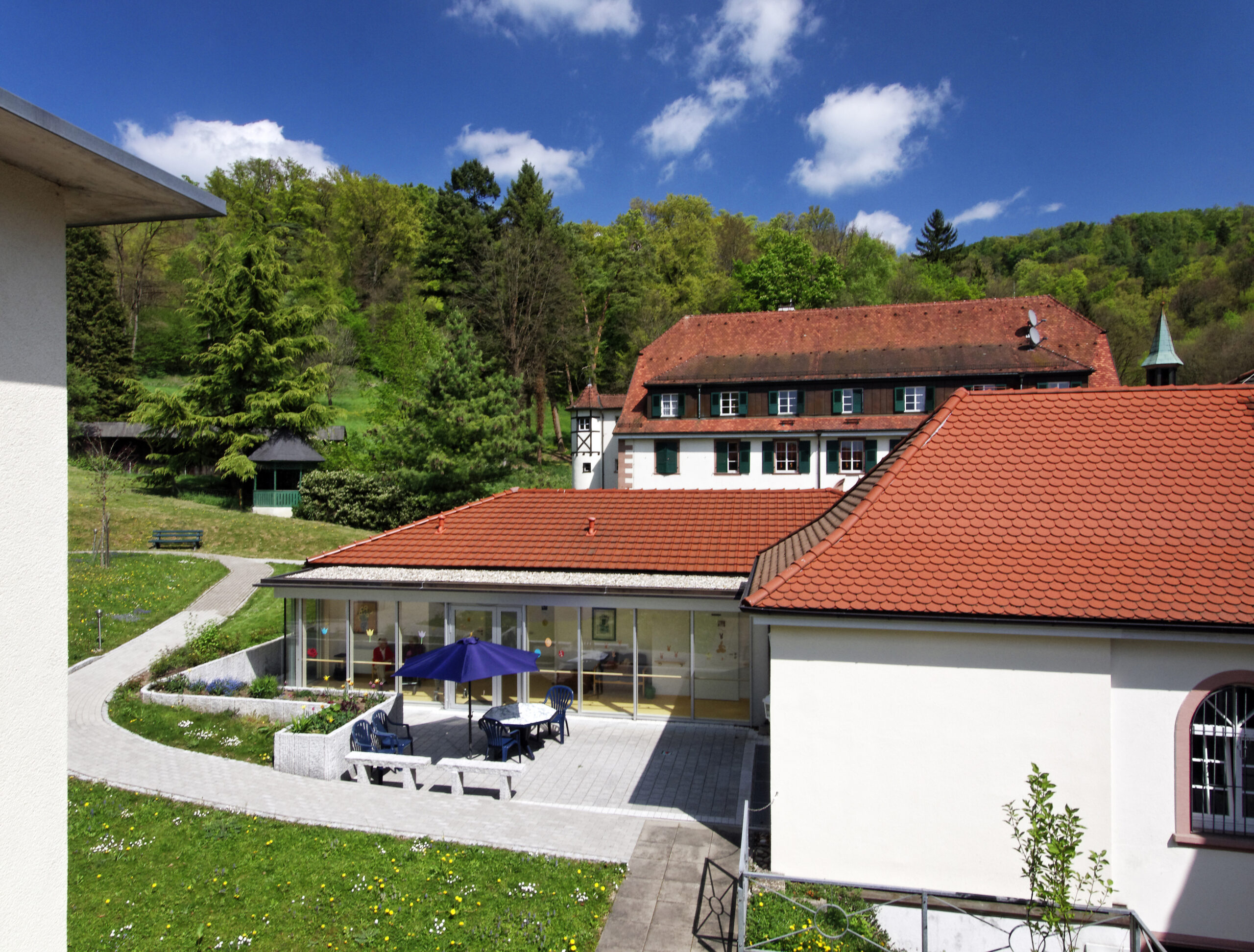 Glasveranda des Seniorenheim Himmelspforte Wyhlen gGmbH