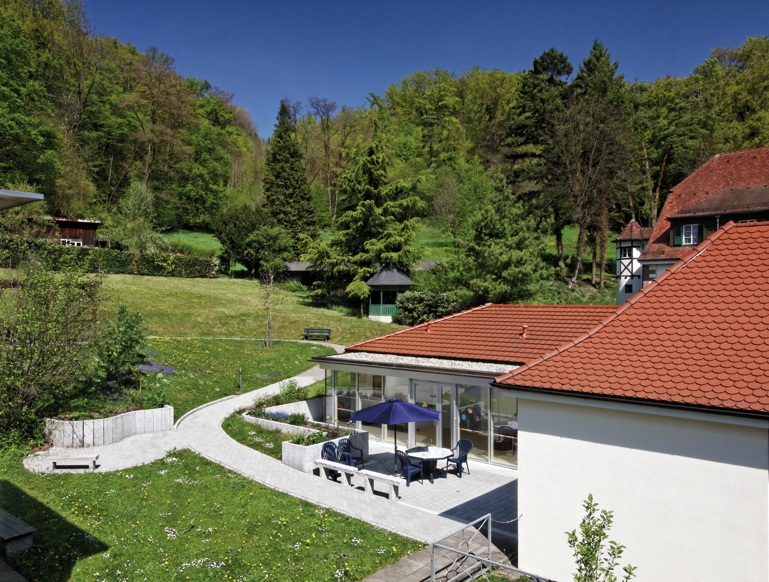 Glasveranda des Seniorenheim Himmelspforte Wyhlen GmbH